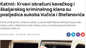 Katnić: Saradnja BIA i klana